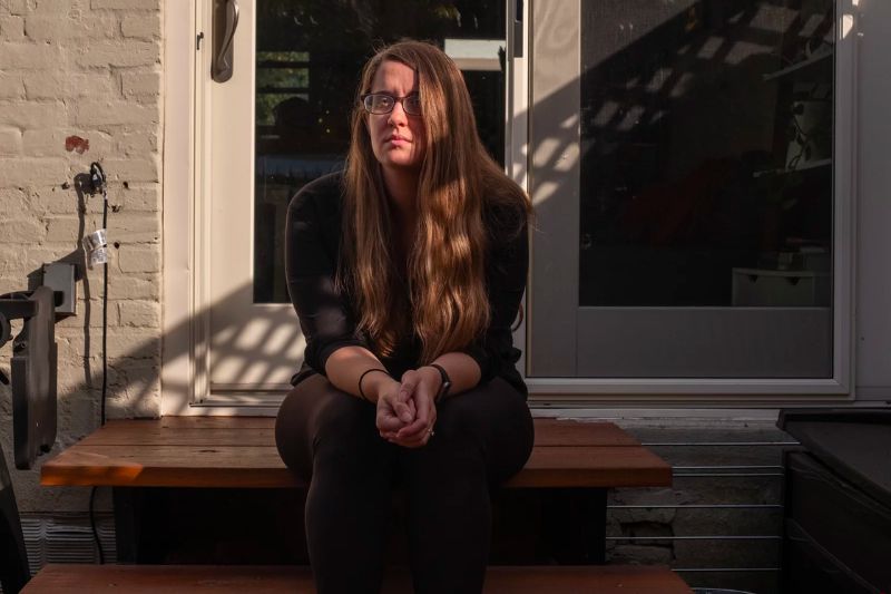 Weeks after her miscarriage was confirmed, Christina Zielke started bleeding heavily while on a trip out of town. At an ER in Ohio, she was given tests but no treatment, and discharged soon after, still bleeding. She says she was told the hospital needed proof there was no fetal development.