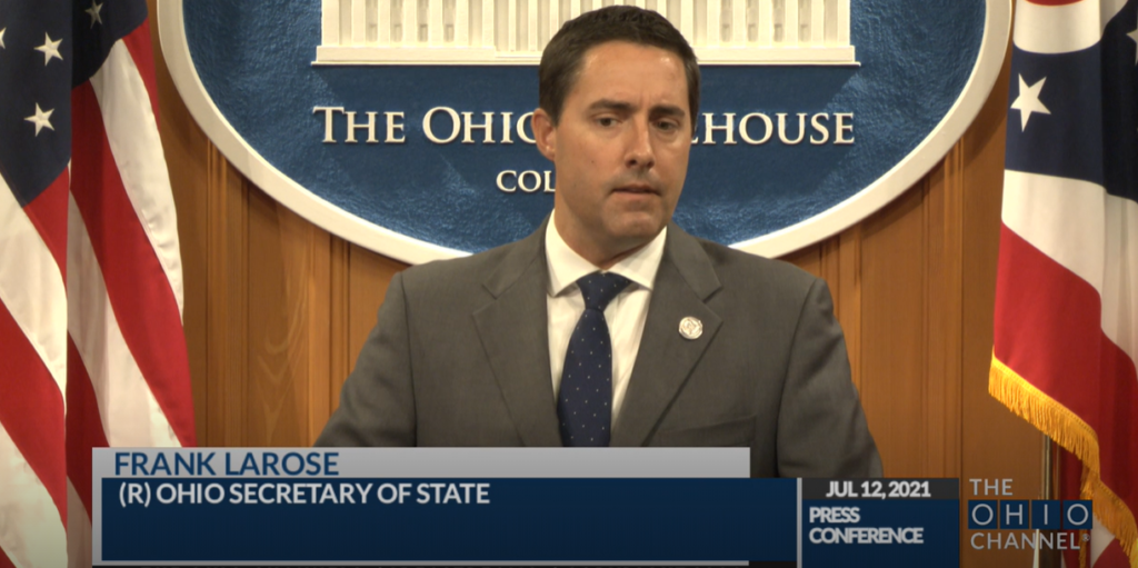 Ohio SOS gives yet another reason to make it a lot harder for voters to amend Constitution